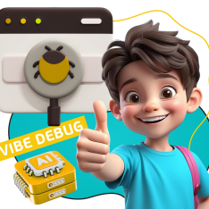 Тестирование & Vibe Debug. Охотники за багами - КИБЕРшкола программирования для детей, компьютерные курсы для школьников, начинающих и подростков - KIBERone г. Элиста